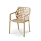 Stackable plastic chairs